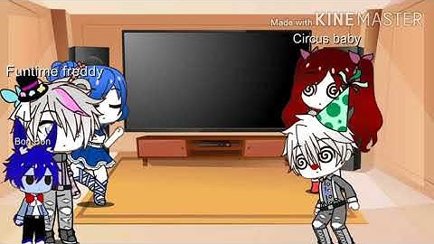 Sister location react to piggy memes (with mousy and robby)||gacha club