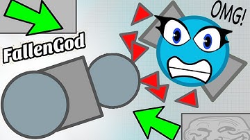 Diep.io NEW BEST Maze Trolling NOOB Overseer Diepio Funny Moments FT EvoWars