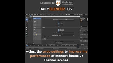Improve Performance of Big Blender Scenes