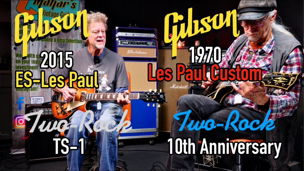 Gibson Les Paul's Thru Two Rock Amps