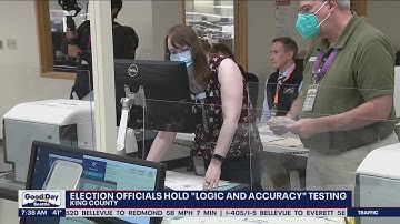 Election officials hold "Logic and Accuracy" testing | FOX 13 Seattle