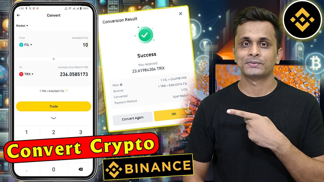 How To Convert Crypto in Binance | Swap Crypto in Binance | In Hindi