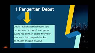 Materi Debat Kelas X Semester 2