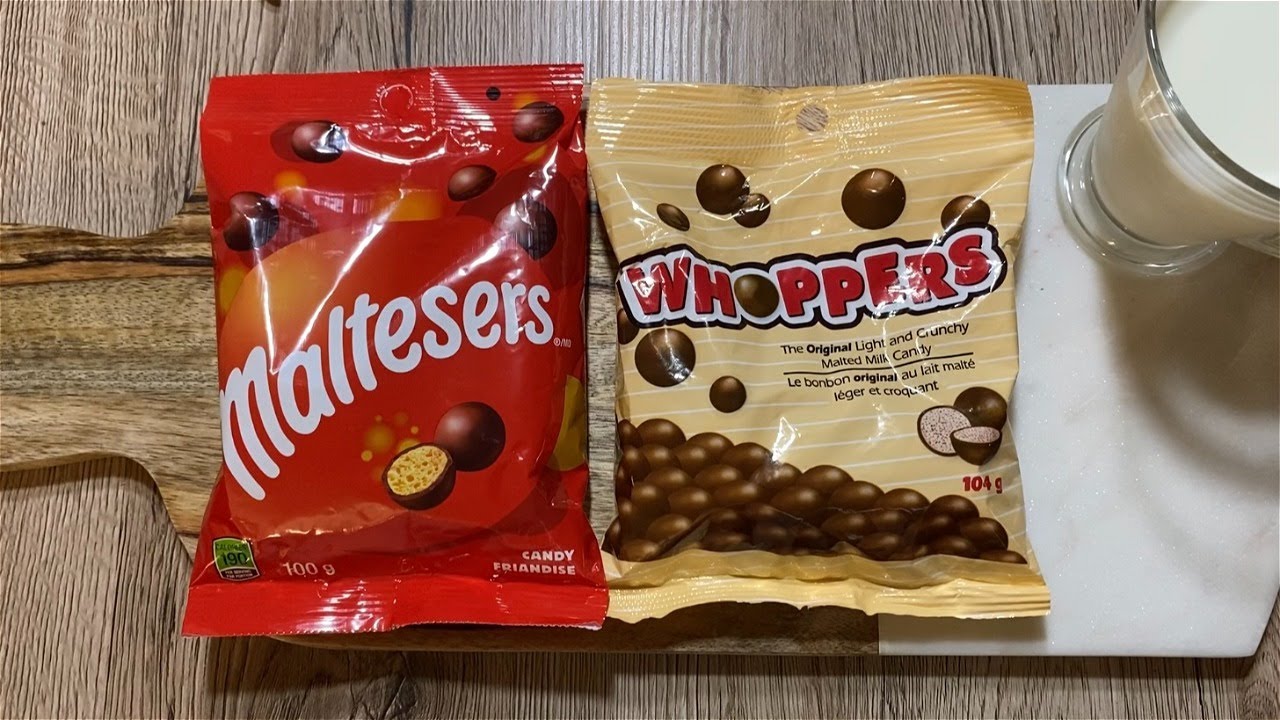 ASMR] MALTESERS vs WHOPPERS Candy 