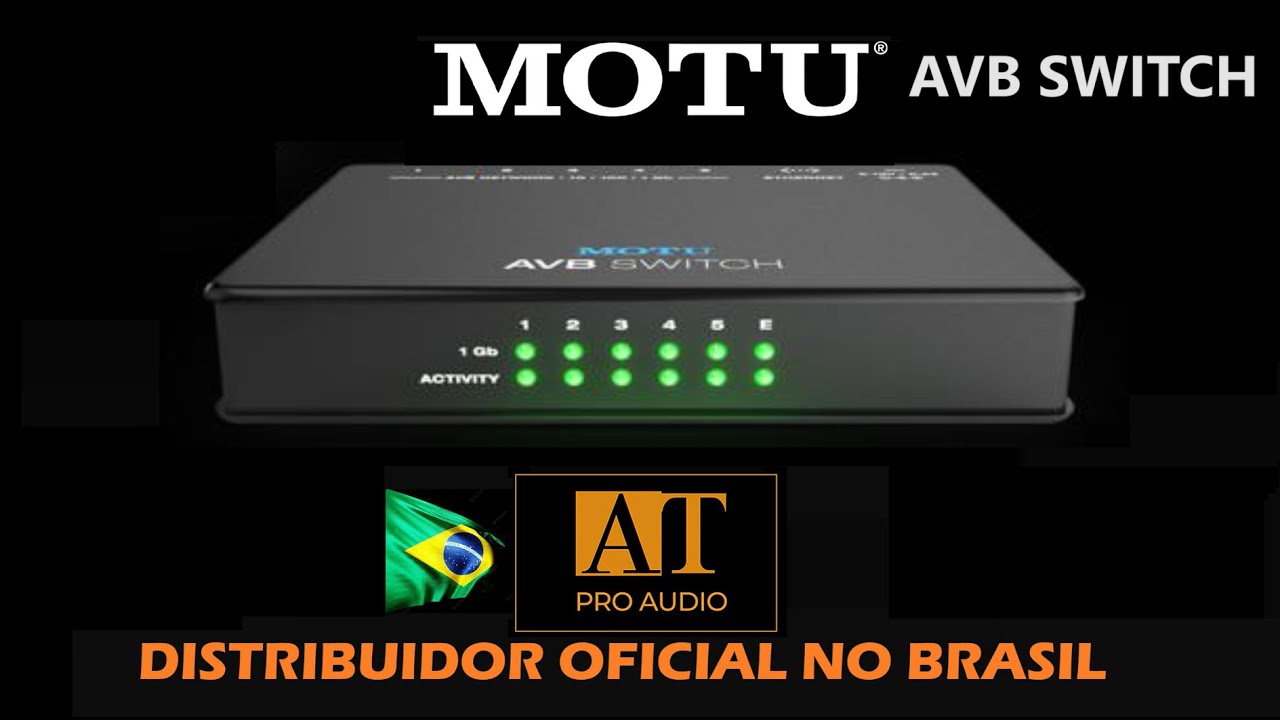 SWITCHER ETHERNET MOTU AVB SWITCH - AT PROAUDIO