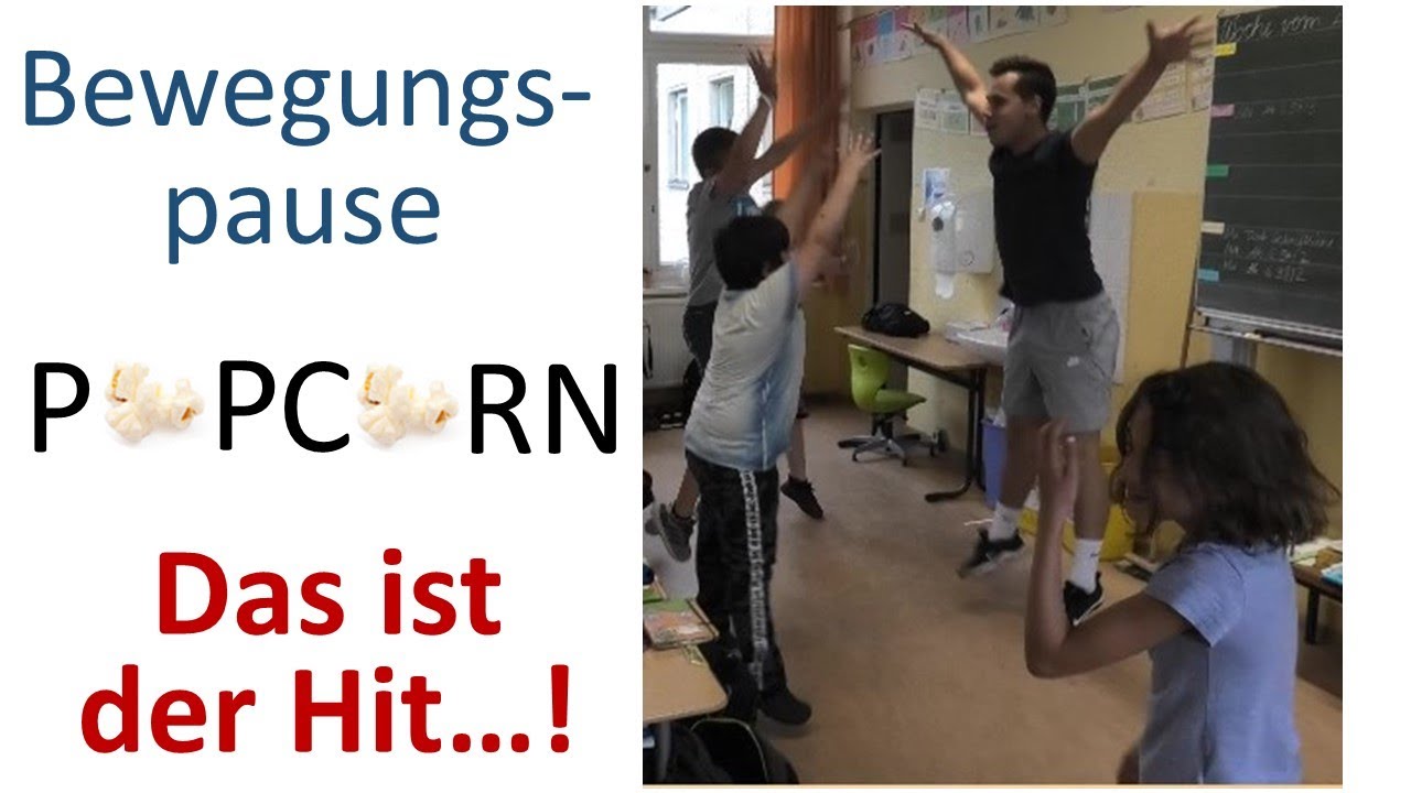 Bewegungsgeschichte: Popcorn ... als HIT! (kann eben Hoch Intensiv werden)