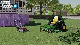 Landscaping Series #4 | Lawn Care | Farming Simulator 22