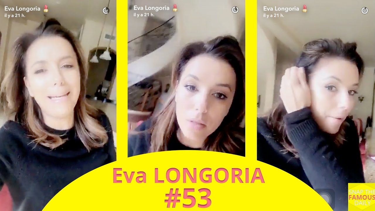 Eva Longoria is sick - snapchat - november 28 2016