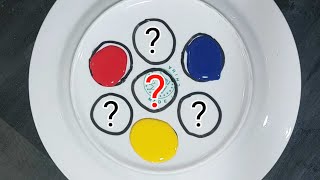 🎨 Mixing 4 Colors Using ONLY Red, Yellow & Blue | Satisfying Acrylic Paint Experiment