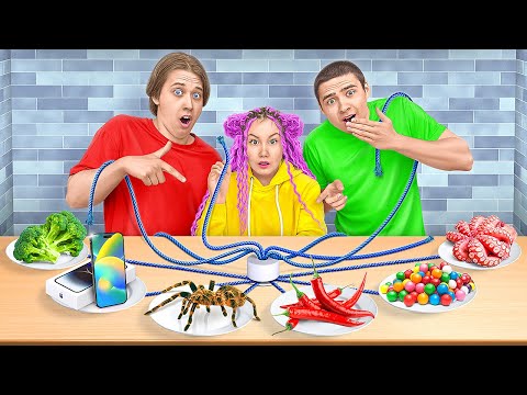 Выбери Правильную Веревку ЧЕЛЛЕНДЖ !