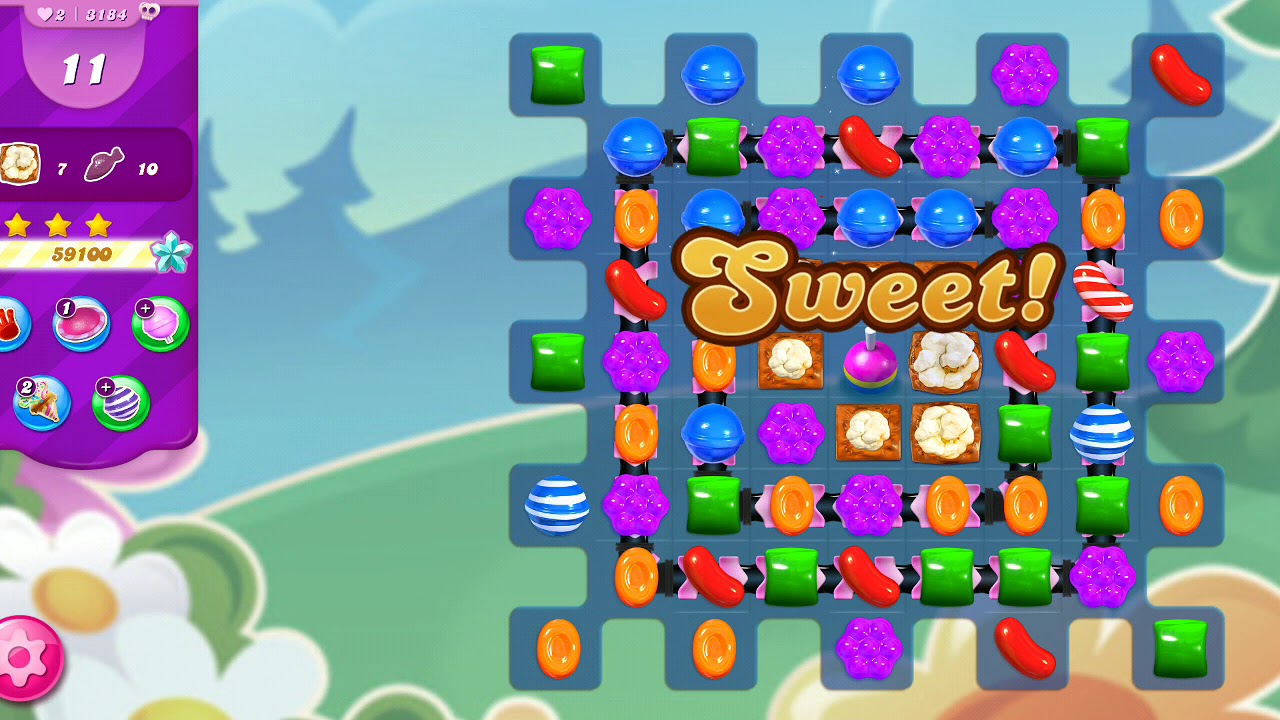 How To Beat Level 3184 In Candy Crush Candy Crush Saga Hard Level 3184 - YouTube