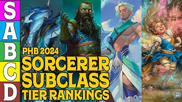 2024 Sorcerer Subclass Tier Ranking for D&D 5e