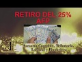 Retiro del 25% AFP - LEY 31017 - ¿DEVOLUCIÓN DEL 25% DE TU AFP? YA HAY FECHA PARA EL RETIRO DEL 25%