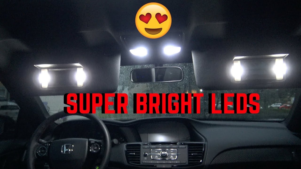 2017 Honda Accord Sport Limited Edition Interior Led Lights Installed