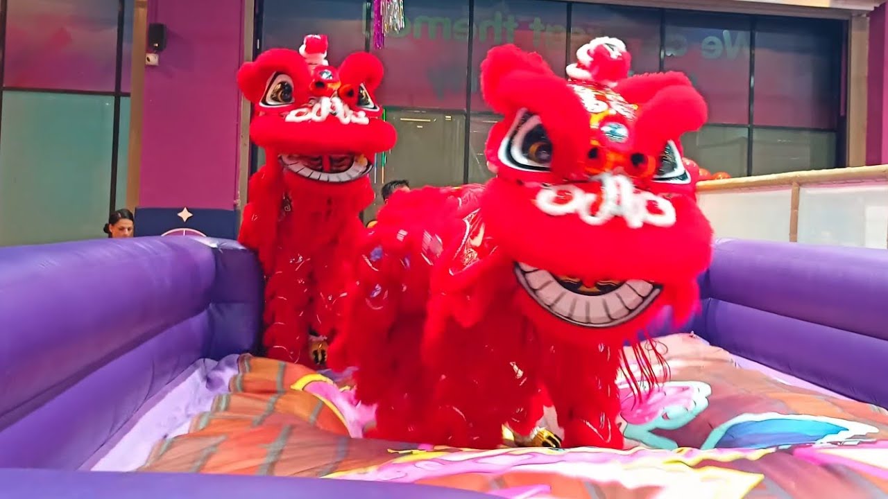 Lion Dance - Power in every leap. 🦁⚡