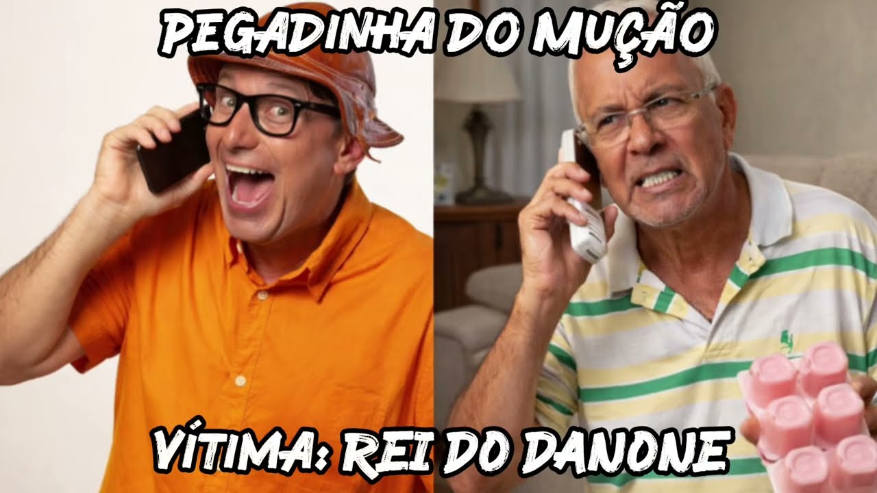 Pegadinha com Rei do Danone