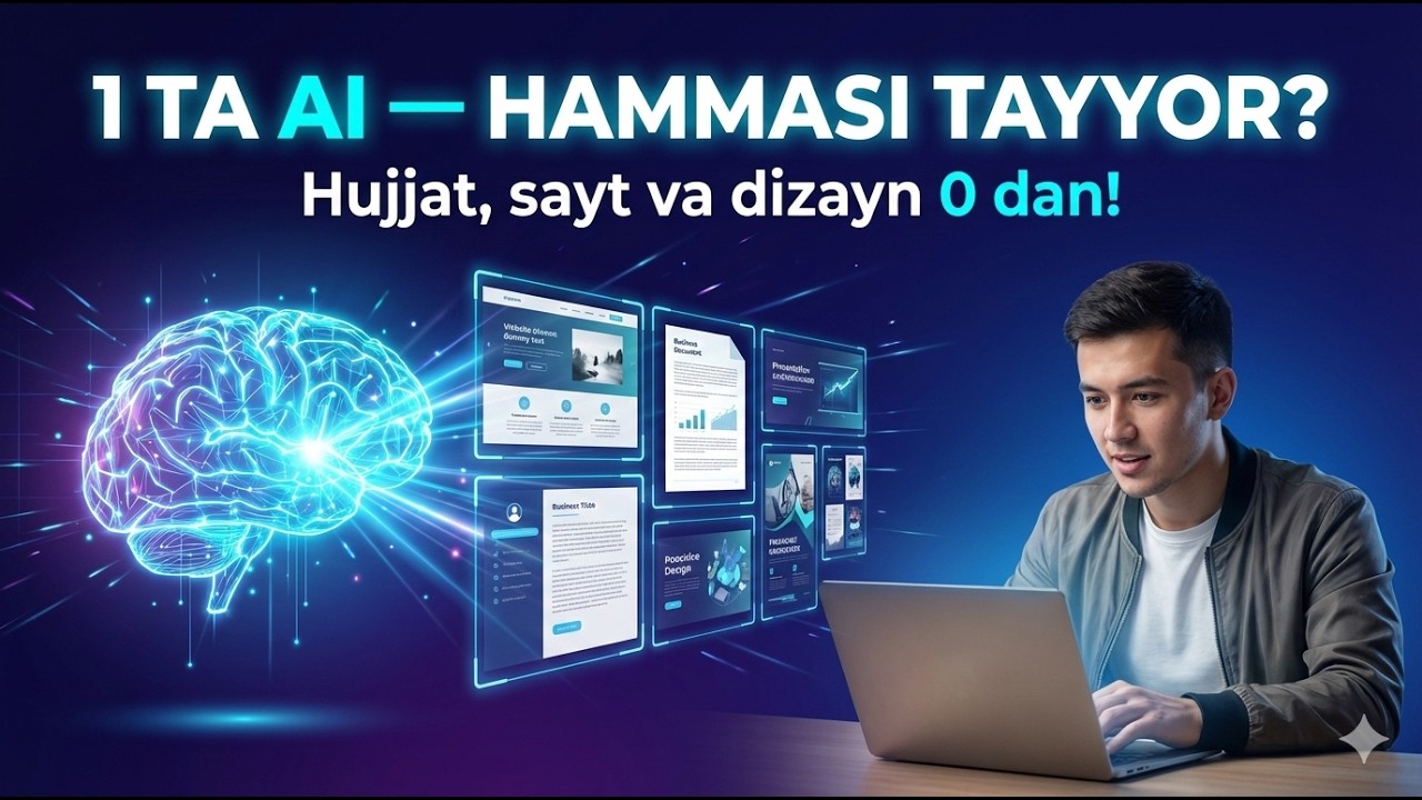 Gamma.app — AI bilan istalgan hujjatni 0 dan yaratish