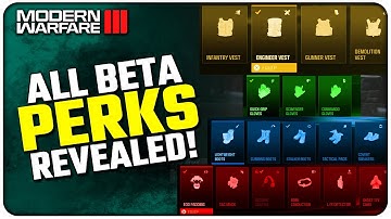 How the Perk System Works in Modern Warfare III! (+All Beta Perks, Guns, Streaks, & More!)