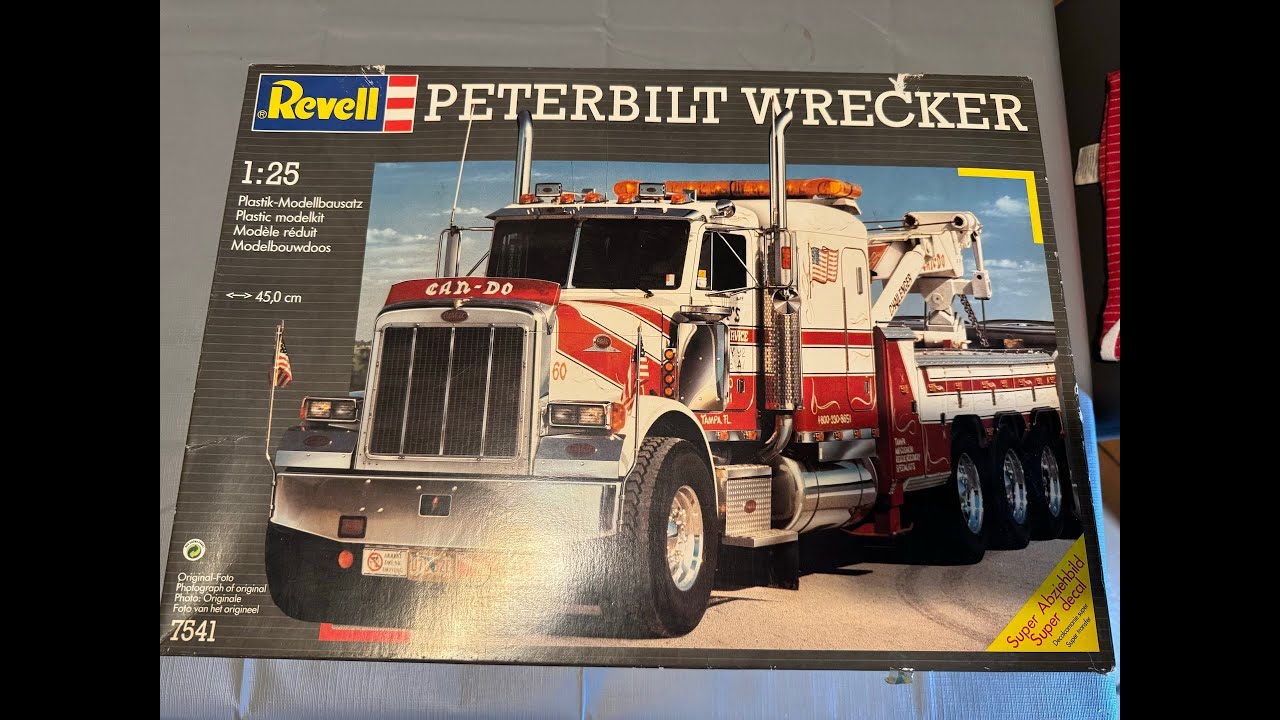 Peterbilt Wrecker, REVELL 1/25, 7541 - YouTube