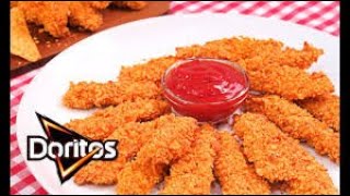 Receta Pollo Frito Rebozado De Doritos Con Papas Fritas De Complemento Kfc Caserofacil Y Delicioso