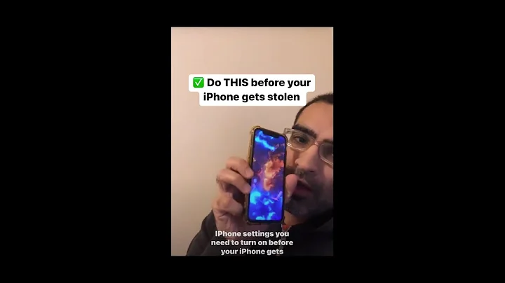 Do this before your iPhone gets stolen