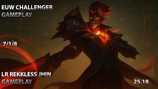 LR REKKLES JHIN  | EUW Challenger Gameplay | Jhin vs Sivir | ADC | 25.18 | LR Rekkles Gameplay