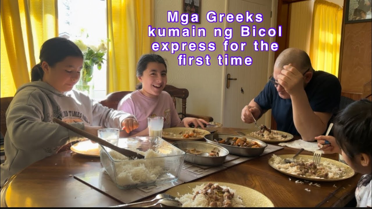 First time ng mga Greeks natikman ang Bicol express at nagustuhan nila ito kahit maanghang