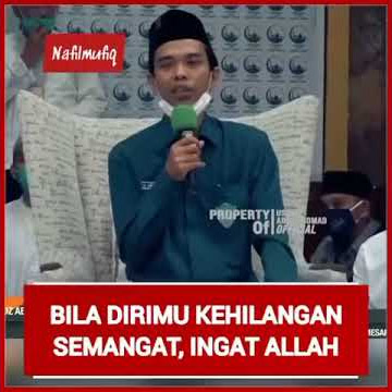 story wa ustadz abdul somad (ingat allah)