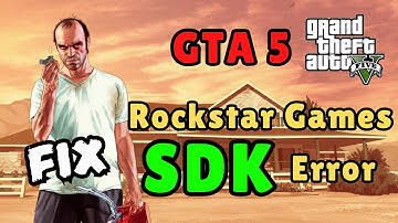 GTA 5 Rockstar Games SDK-fout oplossen