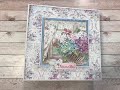 TUTORIAL PART 1 STAMPERIA HORTENSIA LARGE ALBUM SHELLIE GEIGLE JS HOBBIES AND CRAFTS