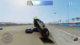 NASCAR HEAT 5/21 Online Crashes and Chaos Compilation