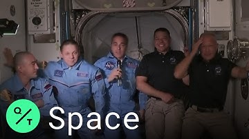 Two Astronauts Welcomed Aboard International Space Station After Historic SpaceX Launch