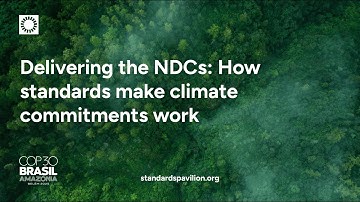 COP30 - Delivering the NDCs: How standards make climate commitments work