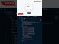 How to make Clock Using HTML , CSS and JavaScript | #trending #webdevelopment