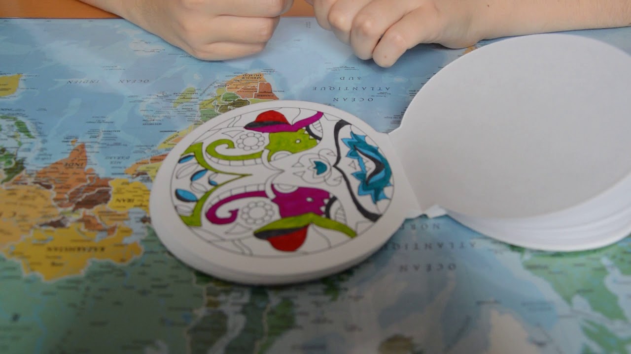 [ASMR] Coloriage de Mandala et Chuchotements whispers and coloring