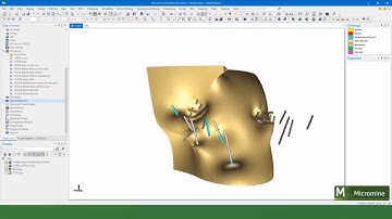 Micromine 2020 New Features - Anisitropic Intrusion Lithology Modelling