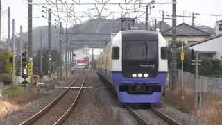 20150225 さざなみ6号 6M & さざなみ1号 3001M 袖ケ浦駅