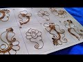 Beginners Mehendi design :- Arabic mehndi design Paisley shapes || step by step Paisley shapes
