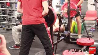 TITANIUM POWERLIFTING COMPETITION   BENCH PRESS   UNDER 90KG CATERGORY   JAMES R 70KG RD1, 80KG RD3