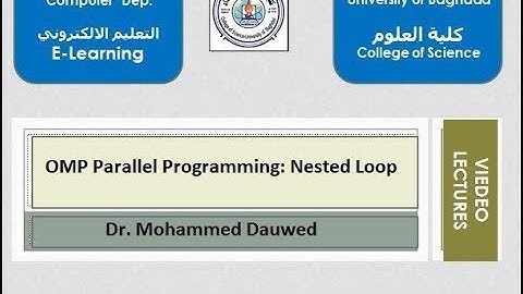 Parallel Programming: Nested Loop