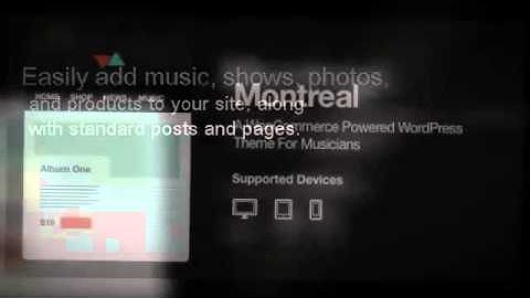 Montreal - WooCommerce Powered Music Theme + Download