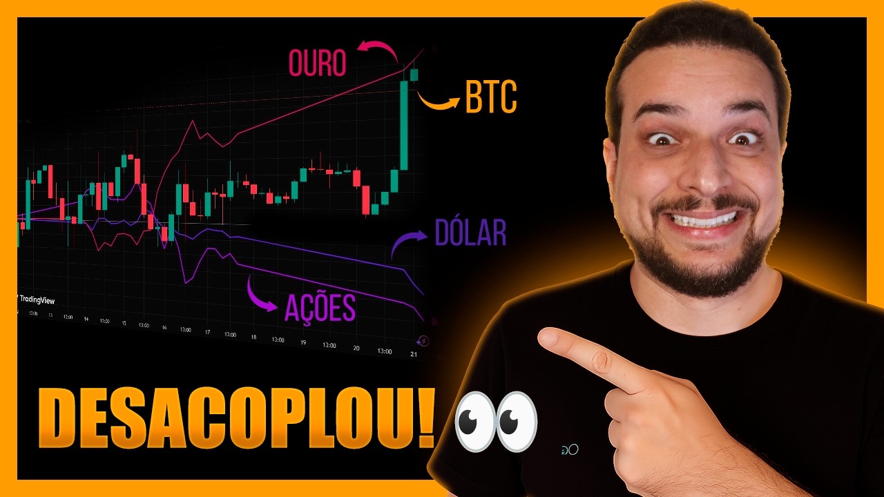 BITCOIN SUBINDO SOZINHO! CHEGOU A HORA DA VIRADA 🚀