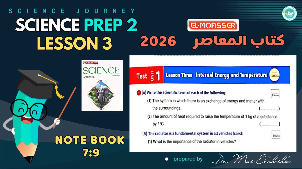 Prep 2 | Science | Lesson 3 | The Notebook | 2026 | pages 7:9 - YouTube