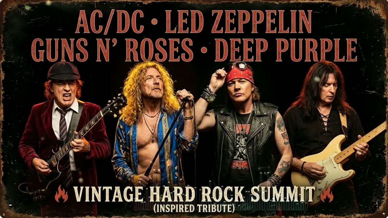 AC/DC • Led Zeppelin • Guns N' Roses • Deep Purple 🔥 Vintage Hard