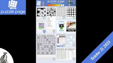 Puzzelpagina Dagelijks - 21 oktober 2025