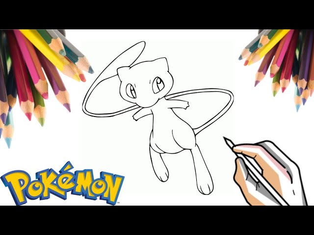 Como desenhar o MEW [Pokémon]