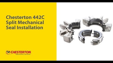 Chesterton 442C Split Mechanical Seal Installation Video