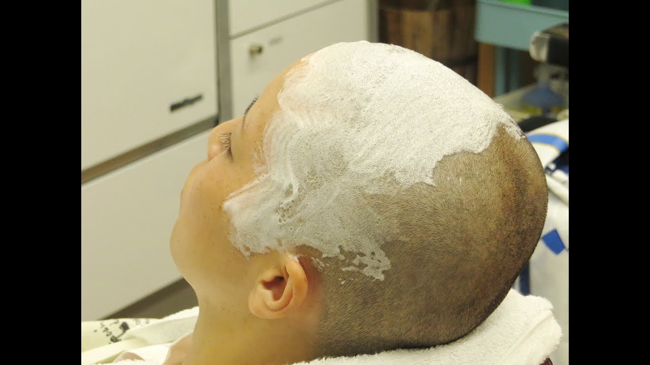 Asmr 剃髪 髪を剃る音 シャンプーの音 Head Shave Youtube