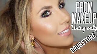 DRUGSTORE PROM MAKEUP TUTORIAL 2017 | COURTNEY KELLY