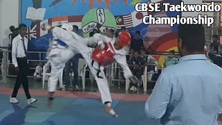Rajasthan CBSE Taekwondo Championship 2023 | CBSE Zonal | i am in Red🔴 vs 🔵1st Fight|Taekwondo Fight